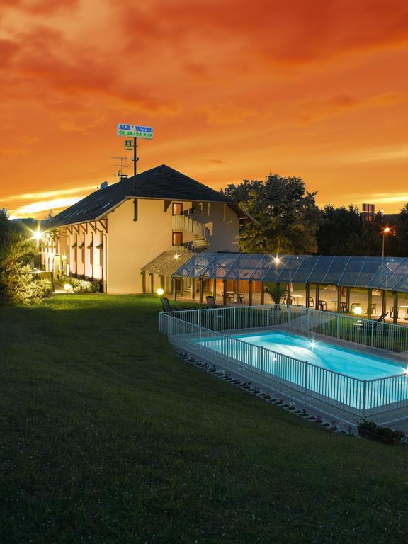 Logis Albhotel Grill Alby-sur-Cheran Bagian luar foto